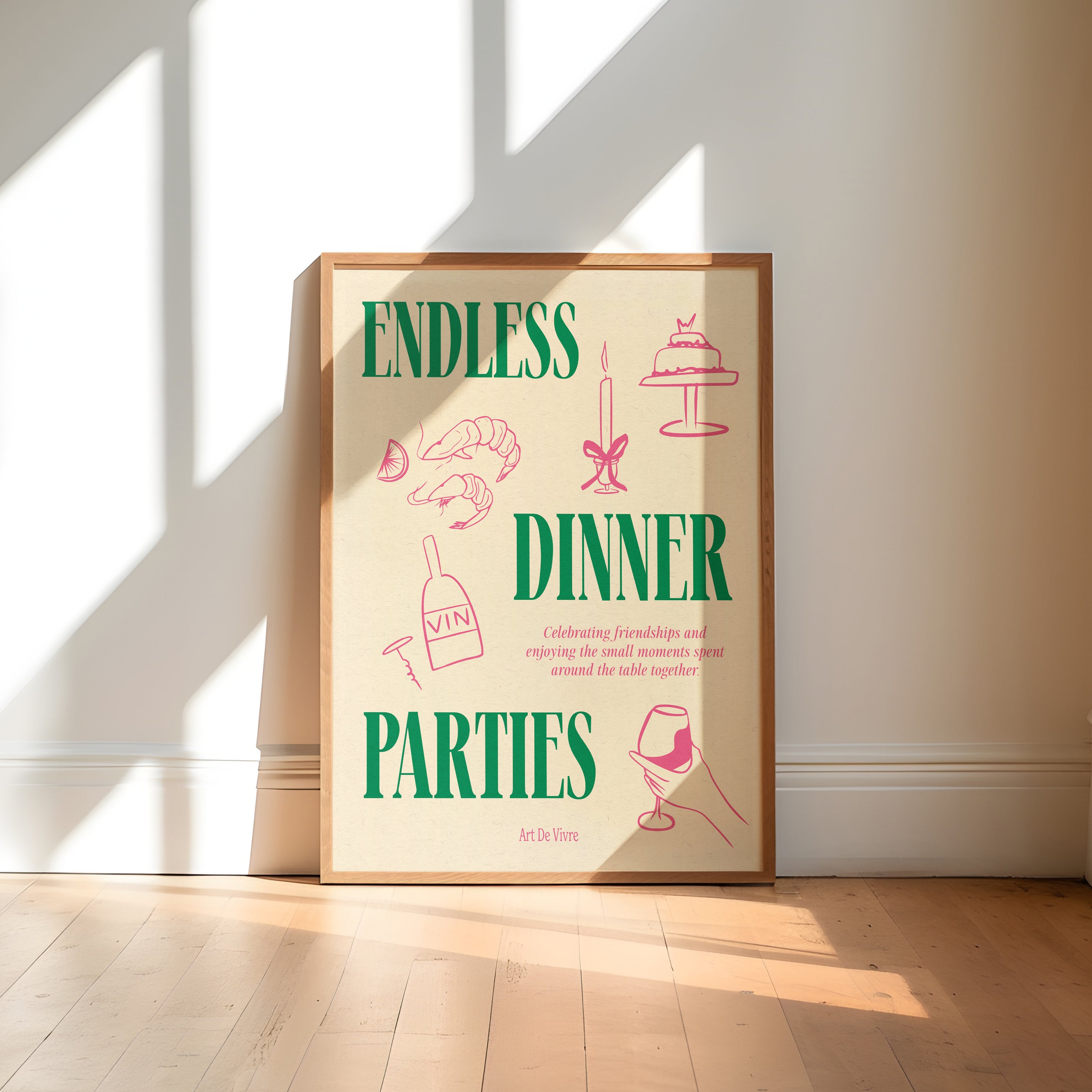 Endless Dinner Parties Print | STUDIO SALE