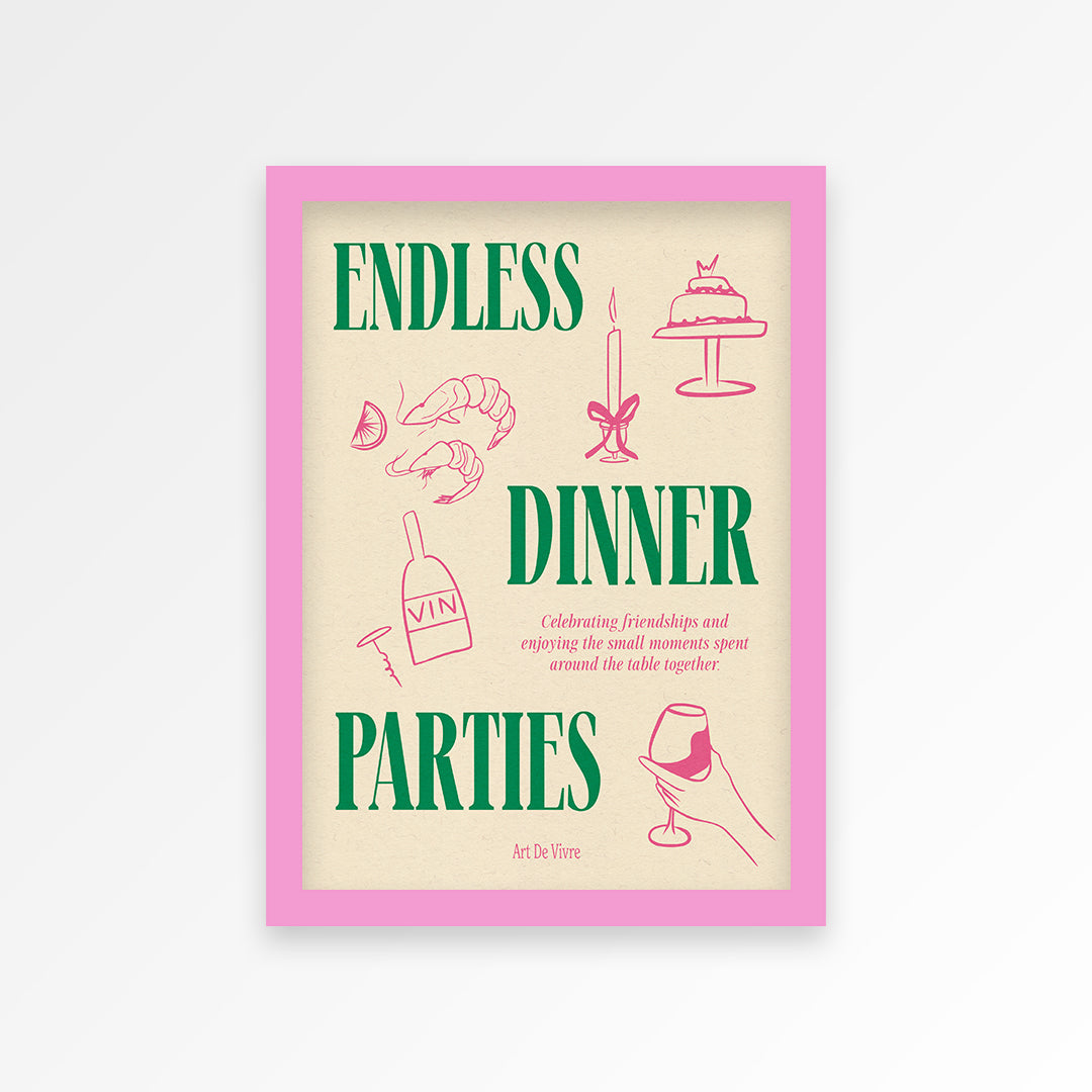 Endless Dinner Parties Print | STUDIO SALE
