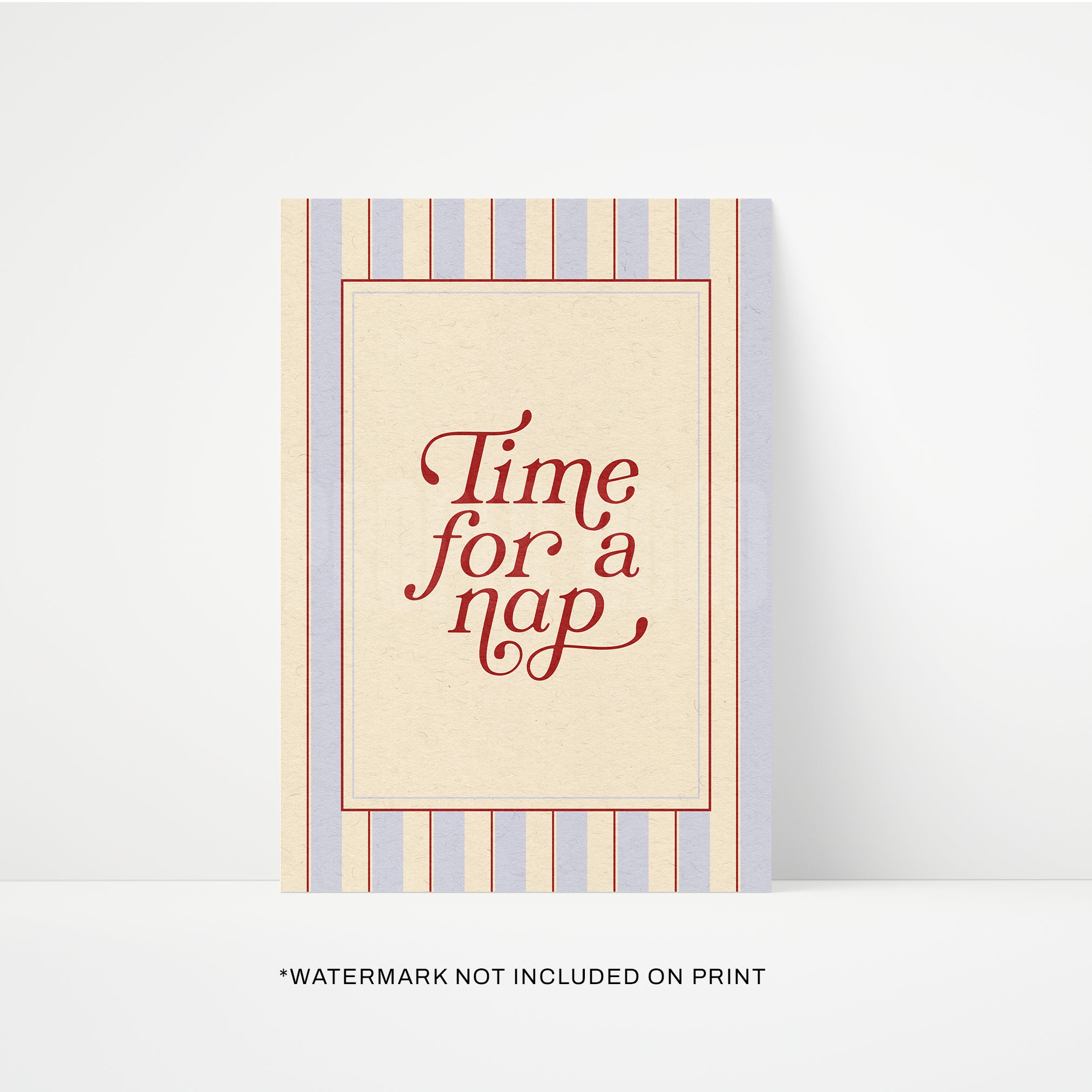 Time For A Nap Print A4 | STUDIO SALE