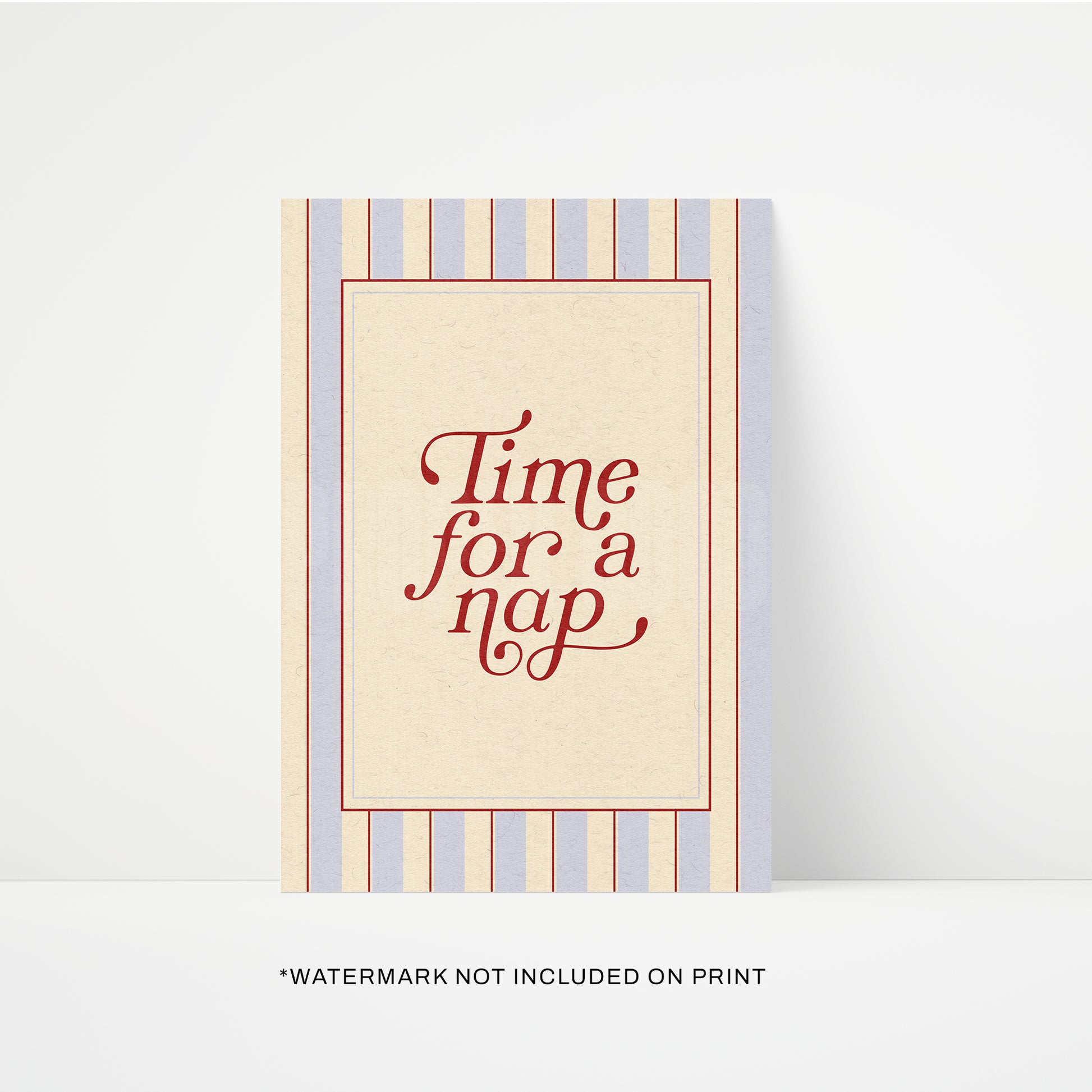Time For A Nap Print A4 | STUDIO SALE