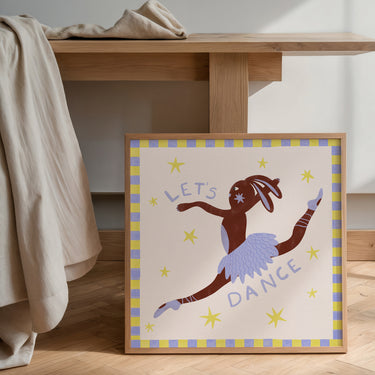 Ballet Bunny Kids Print