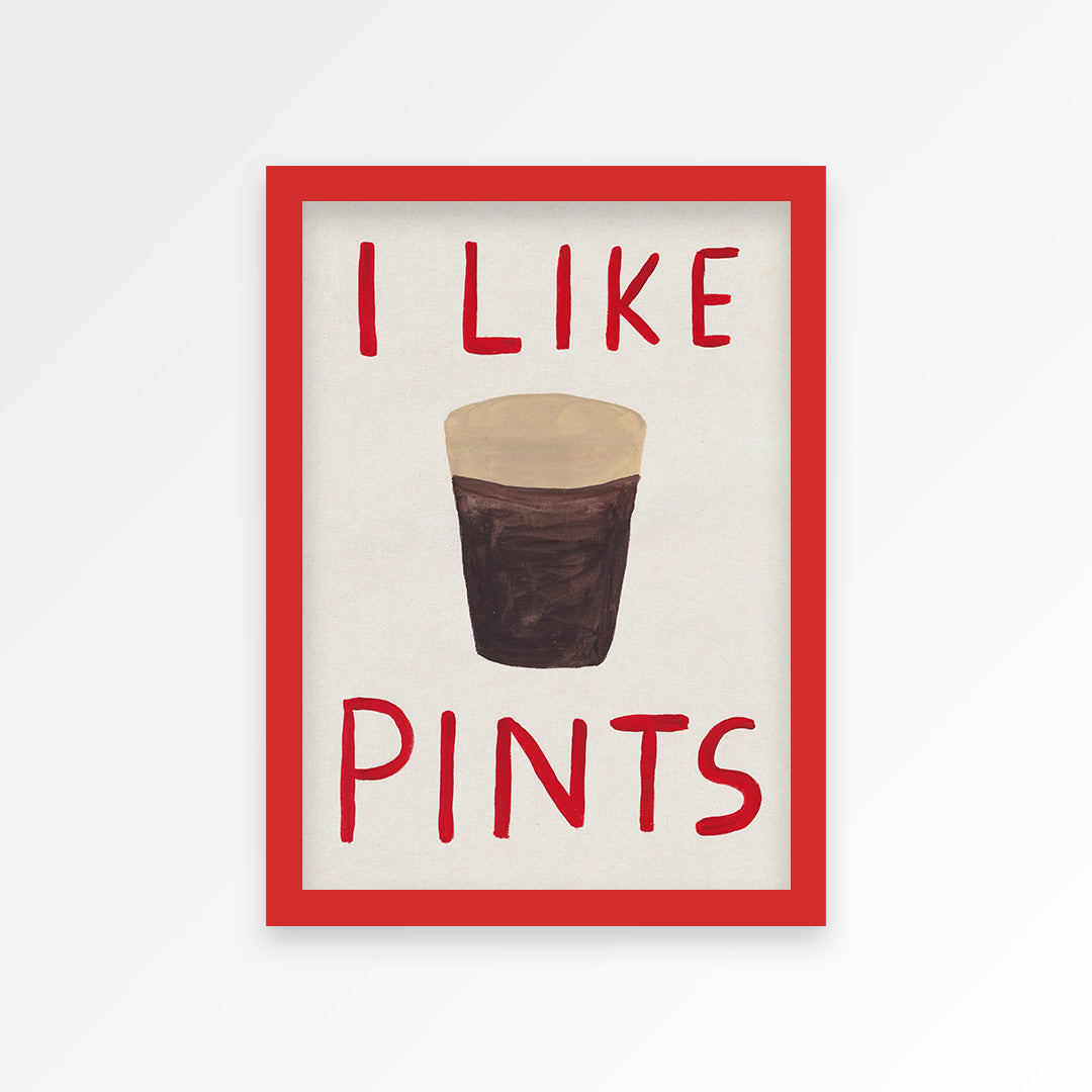 I Like Pints Print | STUDIO SALE