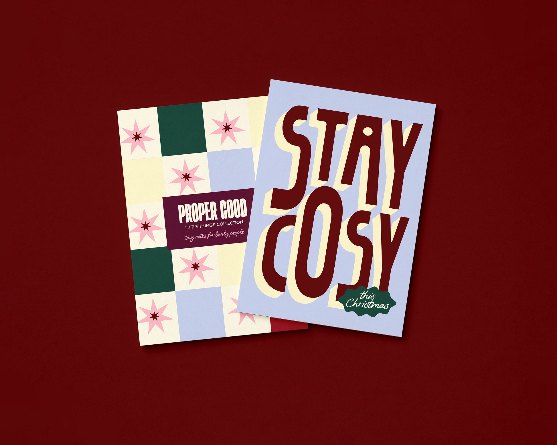 Mini Christmas Greetings Card | Stay Cosy