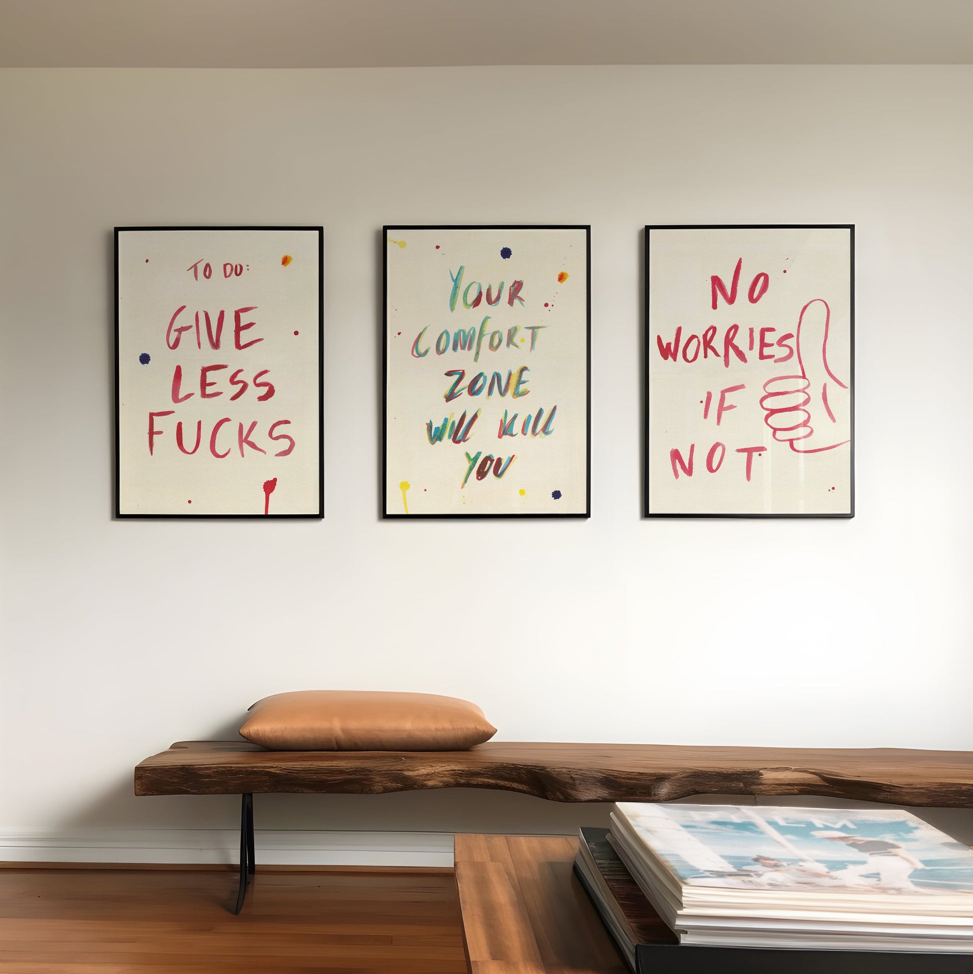 Give Less Fucks Print