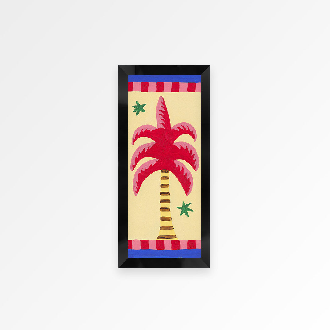 Palm Tree Panoramic Framed Print