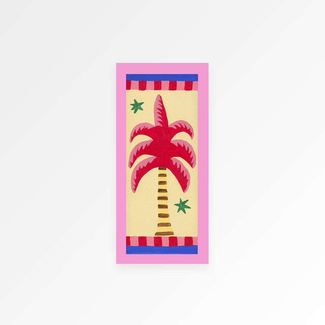 Palm Tree Panoramic Framed Print