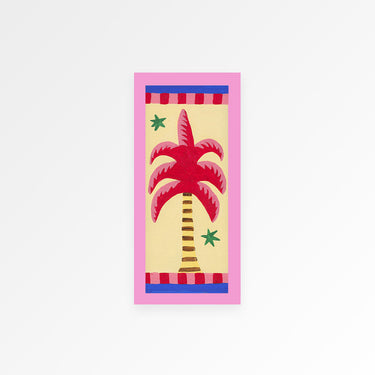 Palm Tree Panoramic Framed Print