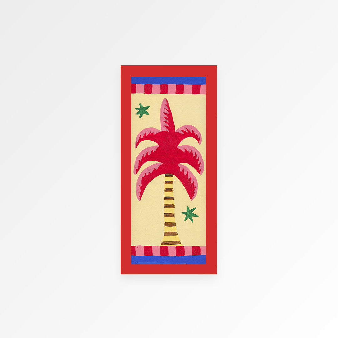 Palm Tree Panoramic Framed Print