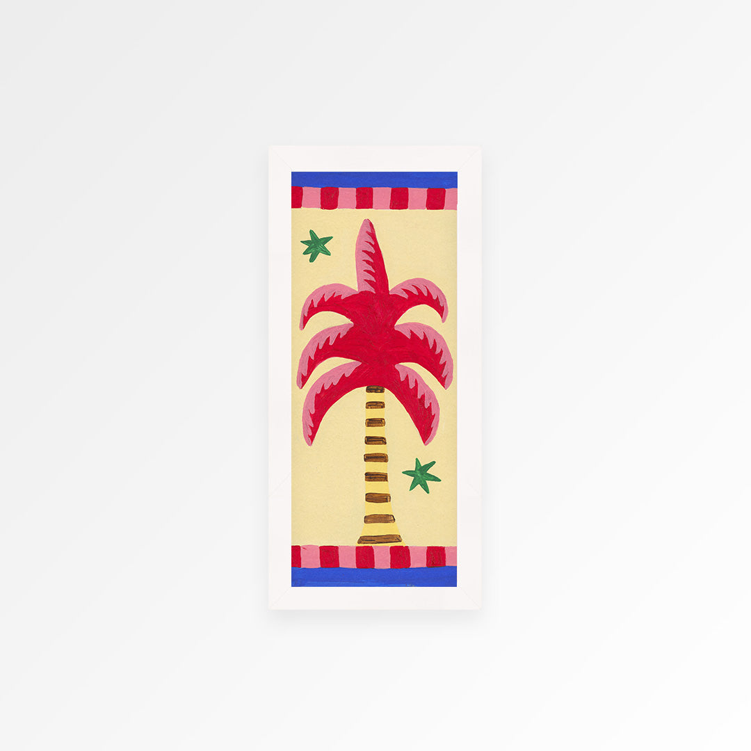 Palm Tree Panoramic Framed Print
