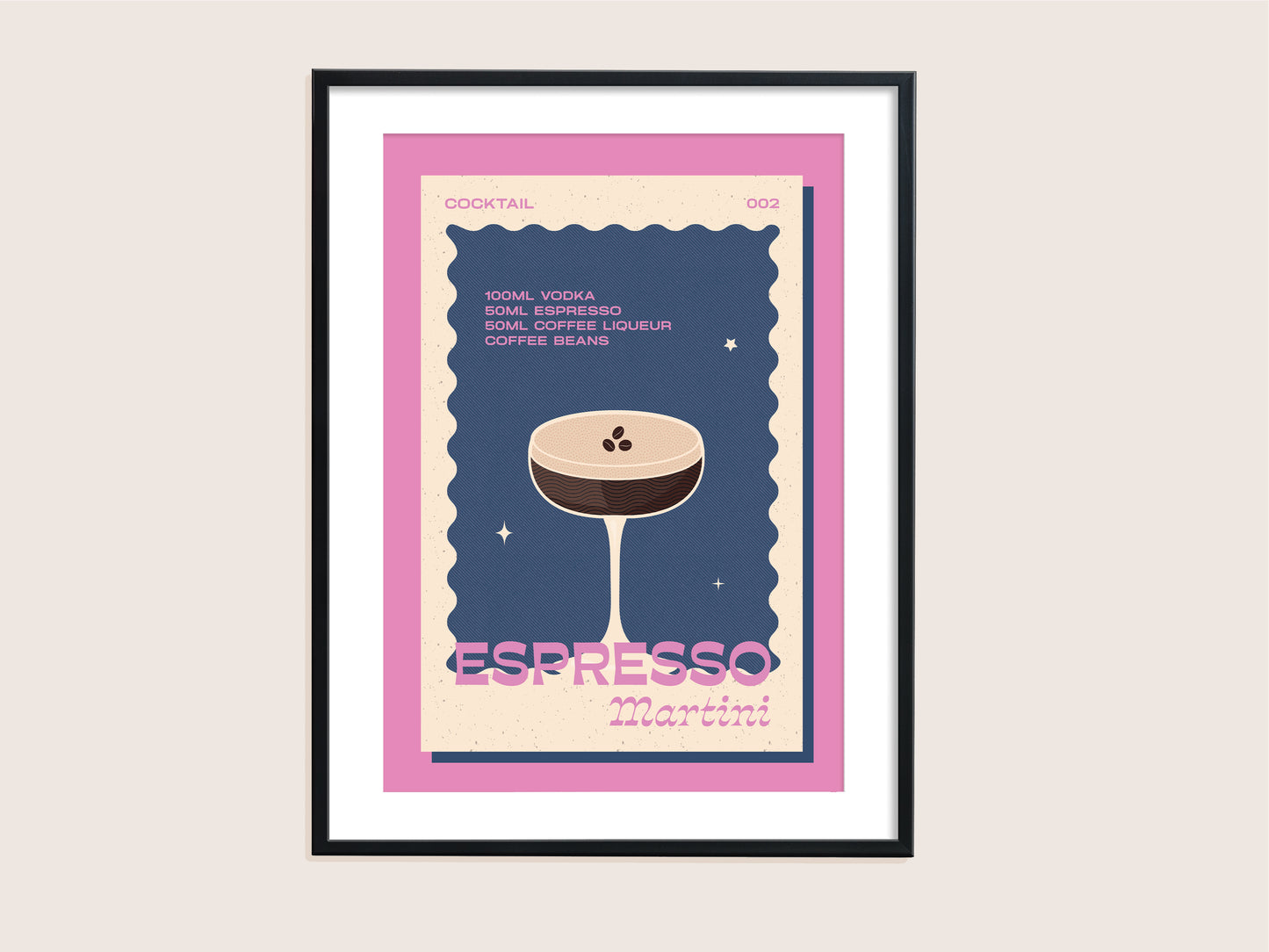 ★ A3 SAMPLE  ★ Espresso Martini Print