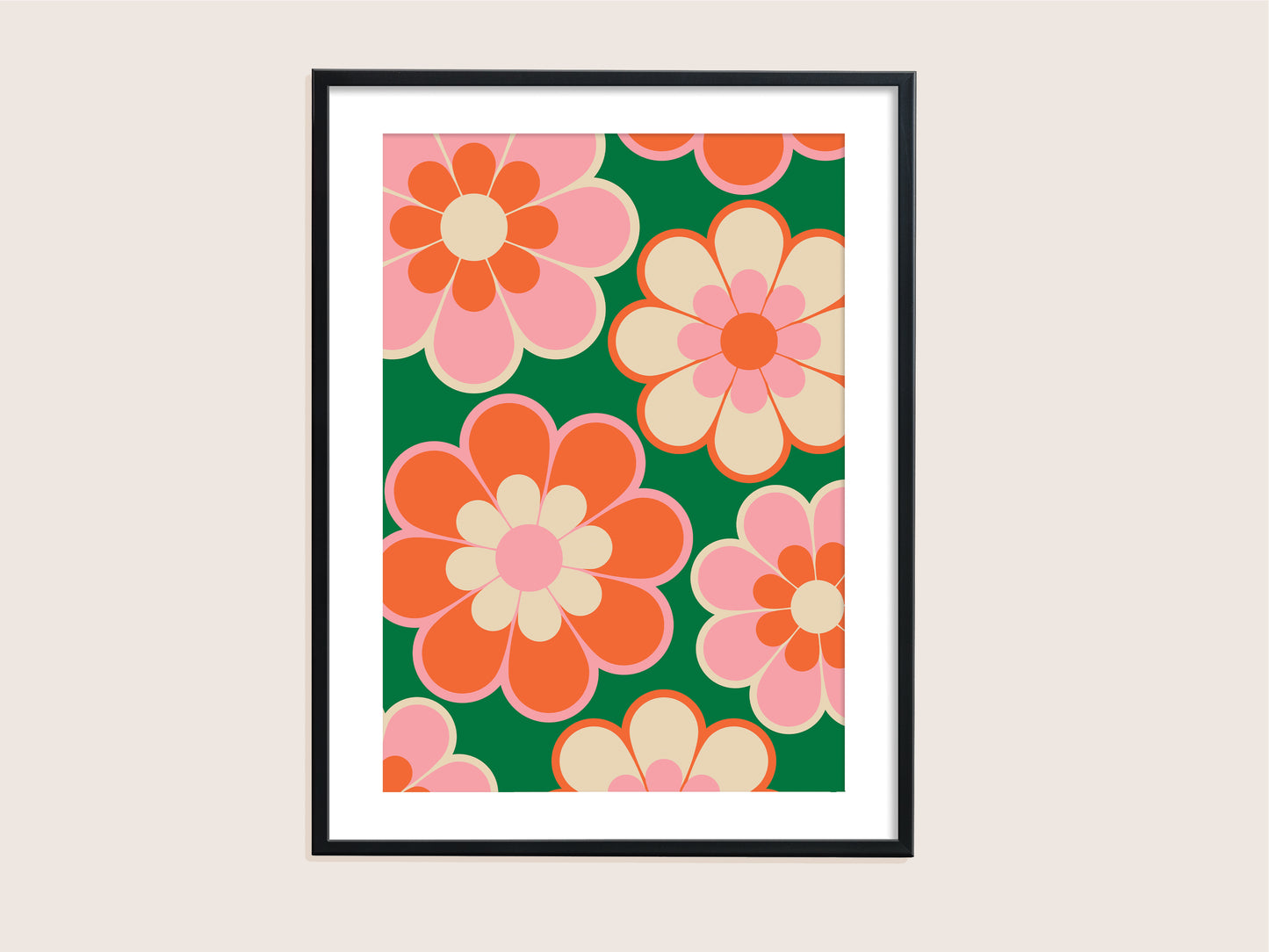 70s Florals Print