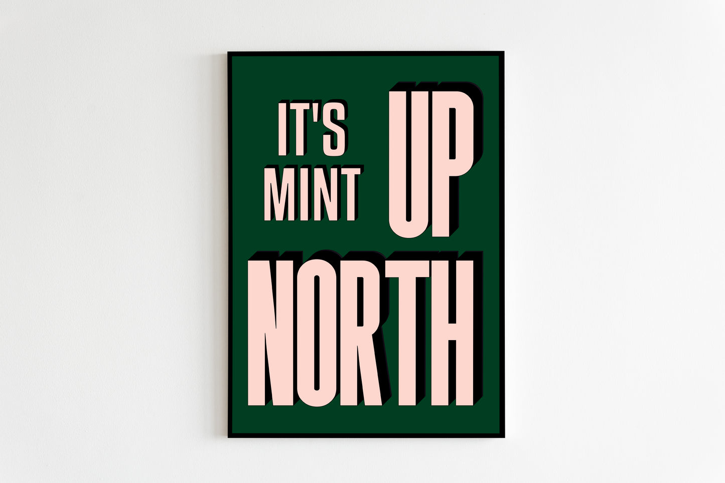 ★ A4 SAMPLE ★ Mint Up North Print
