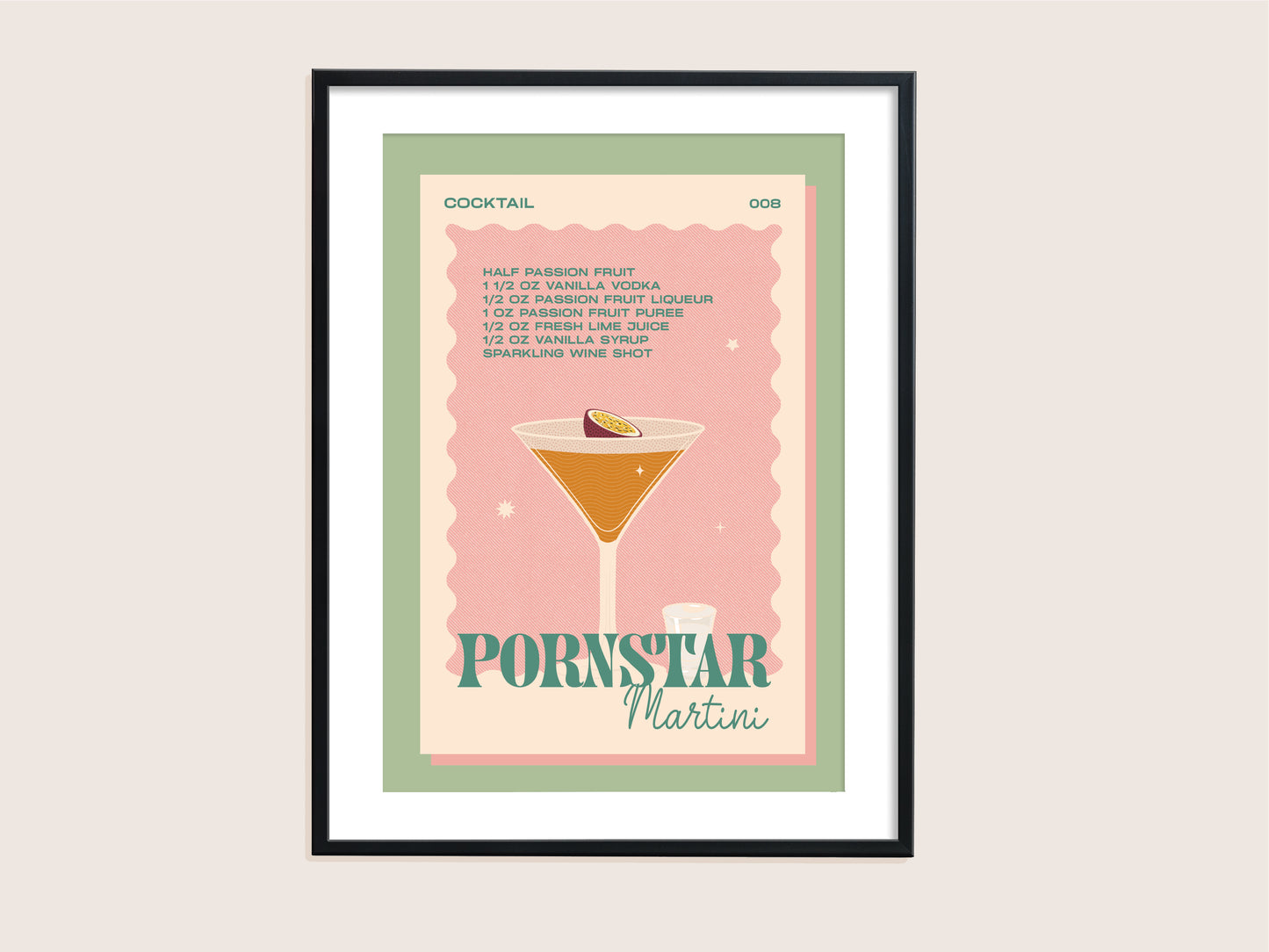 ★ A4 SAMPLE ★ Pornstar Martini Print