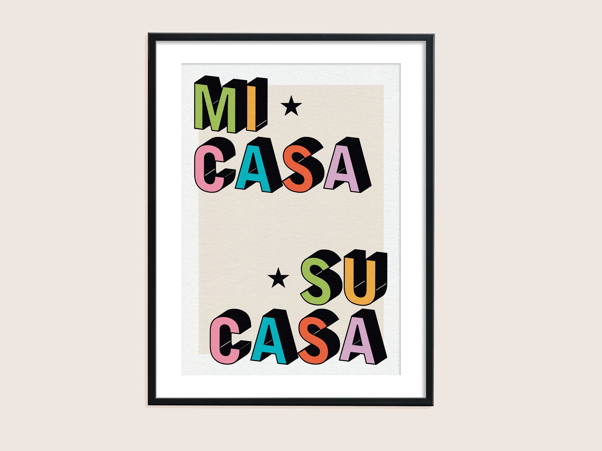 Mi Casa, Su Casa Print