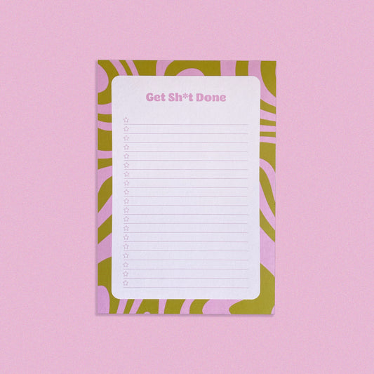 A5 WAVY 'GET SH*T DONE' NOTEPAD