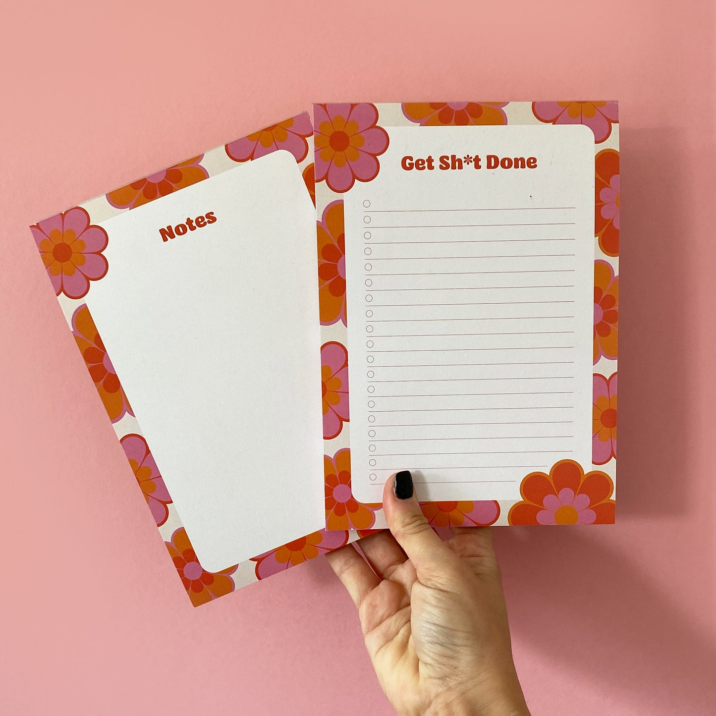 A5 FLORAL 'GET SH*T DONE' NOTEPAD