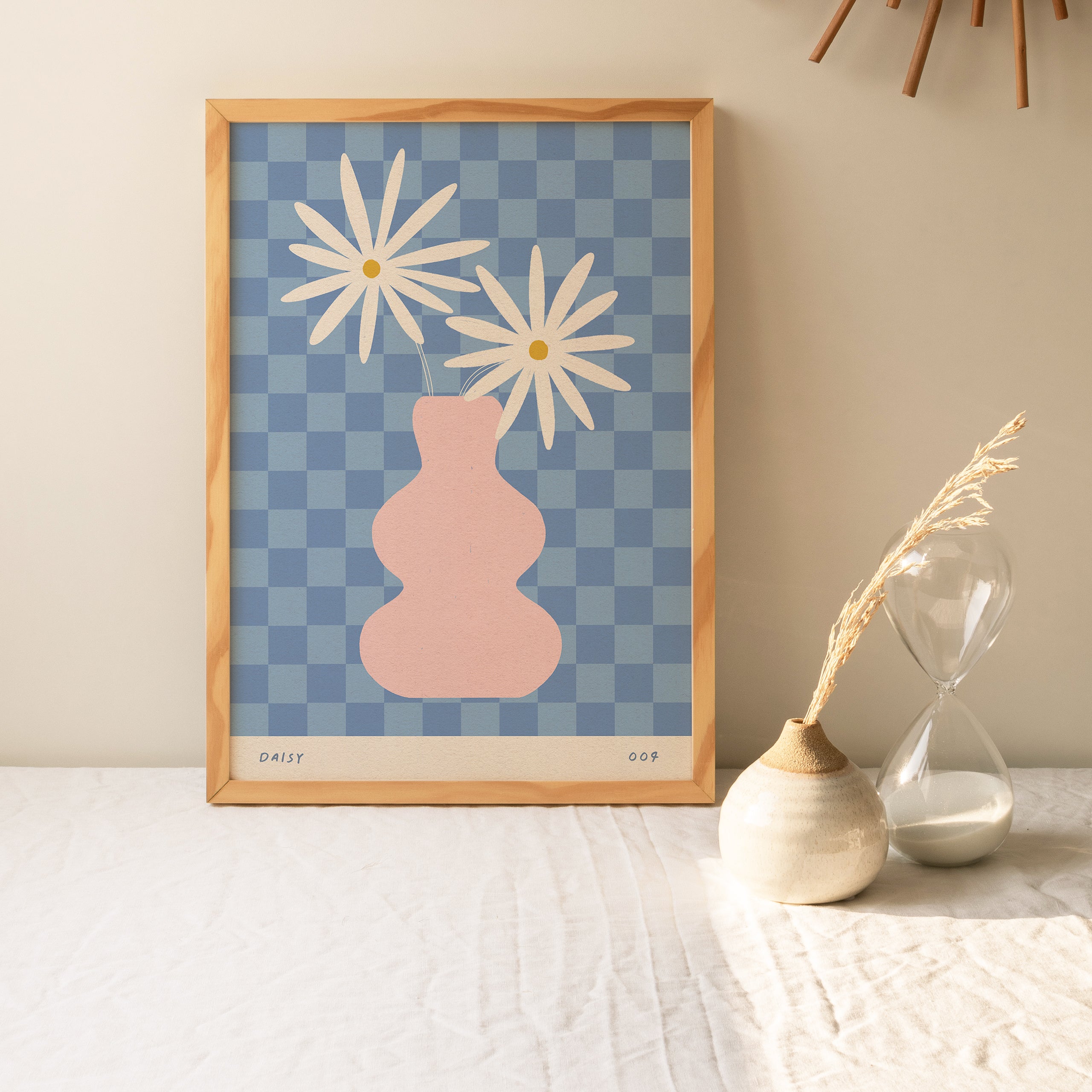 Daisy April Birth Flower Print