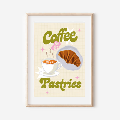 Coffee & Pastries Print