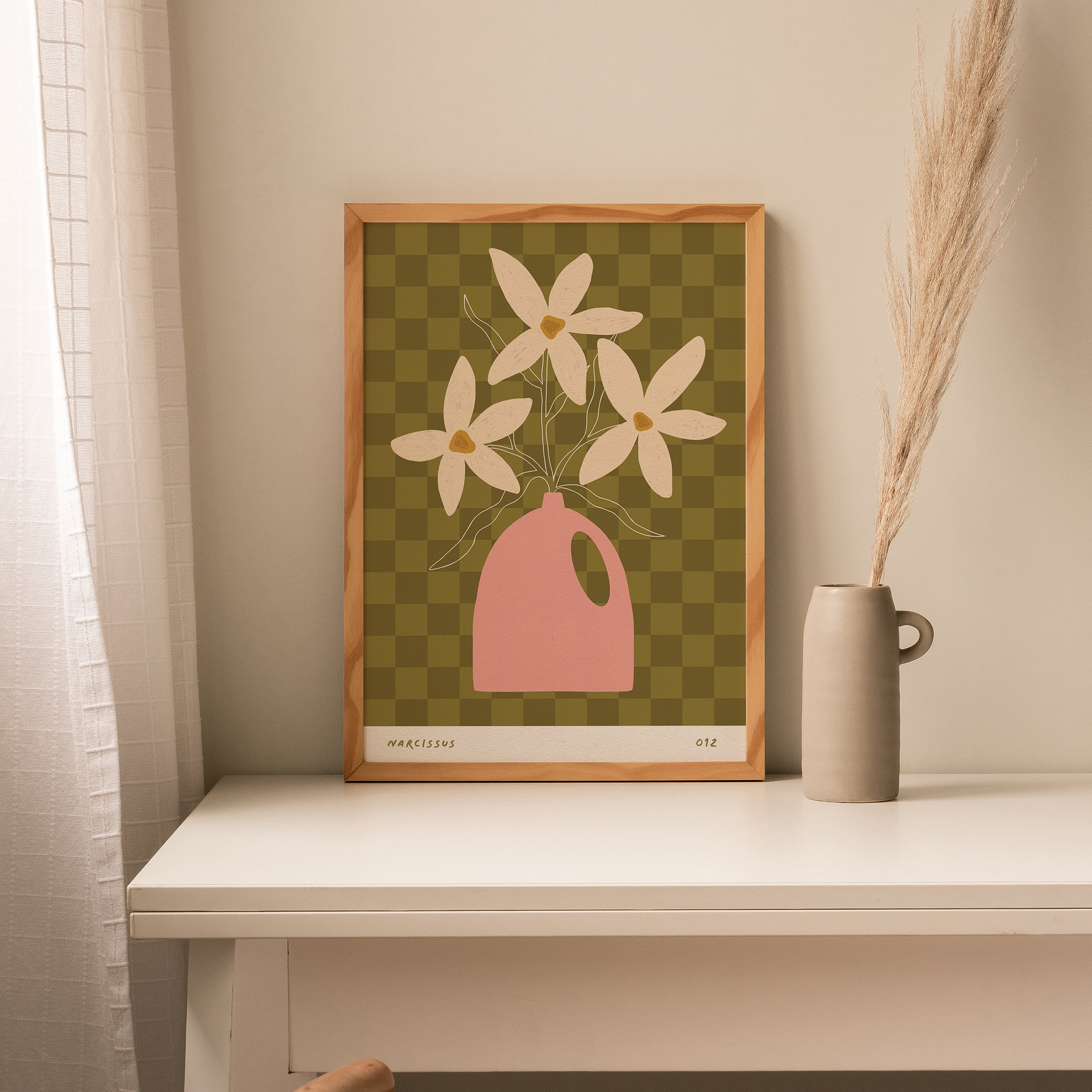 Narcissus December Birth Flower Print