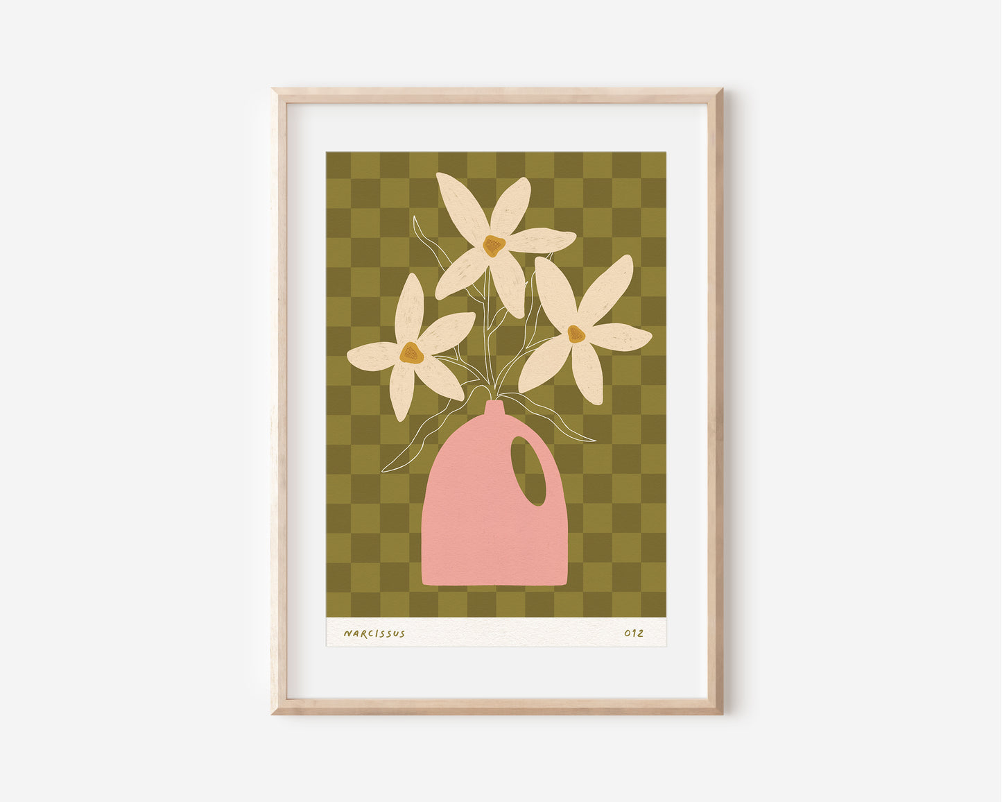 Narcissus December Birth Flower Print