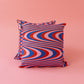 ★ COVER ONLY ★ Red & Blue Cushion