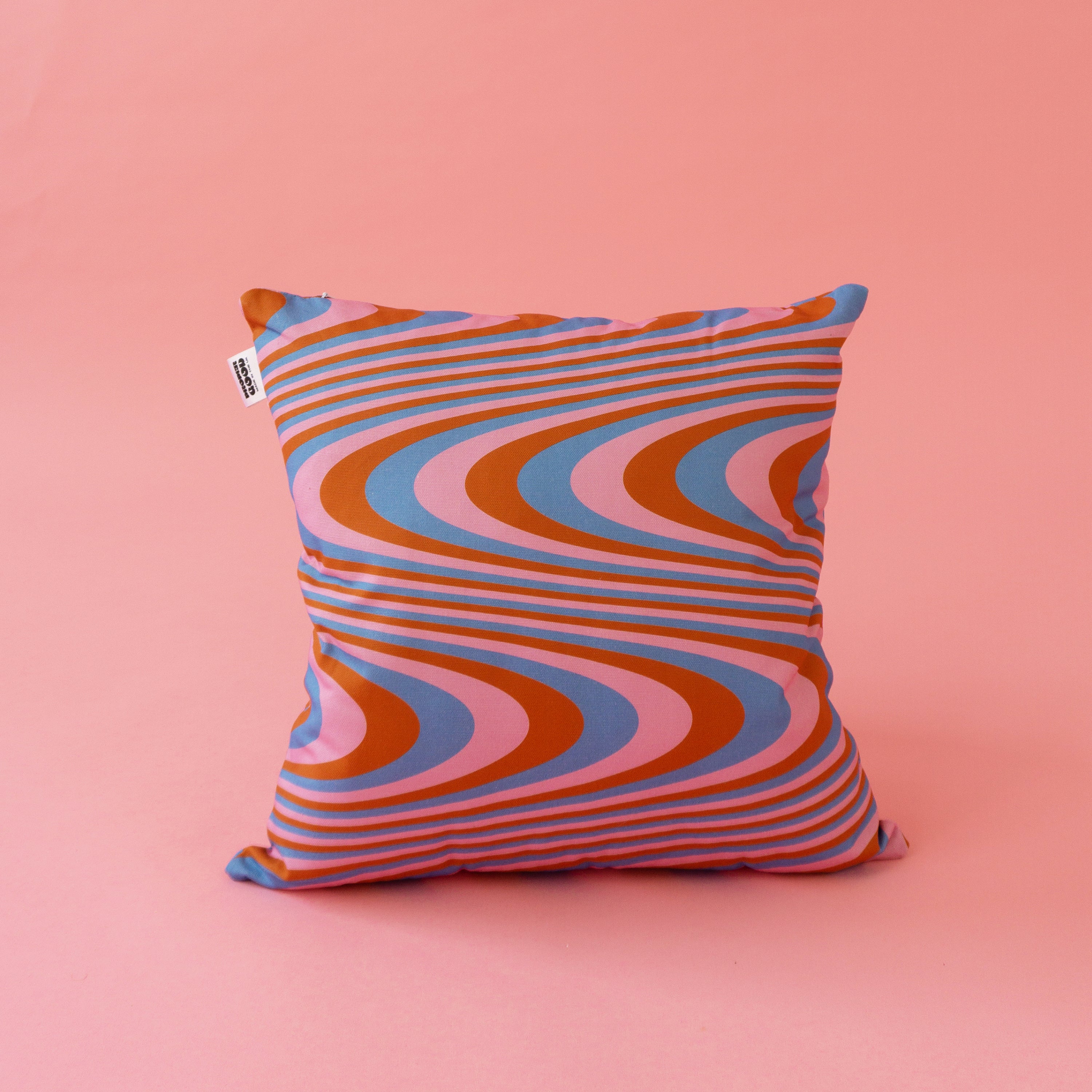 ★ COVER ONLY ★ Blue & Brown Cushion