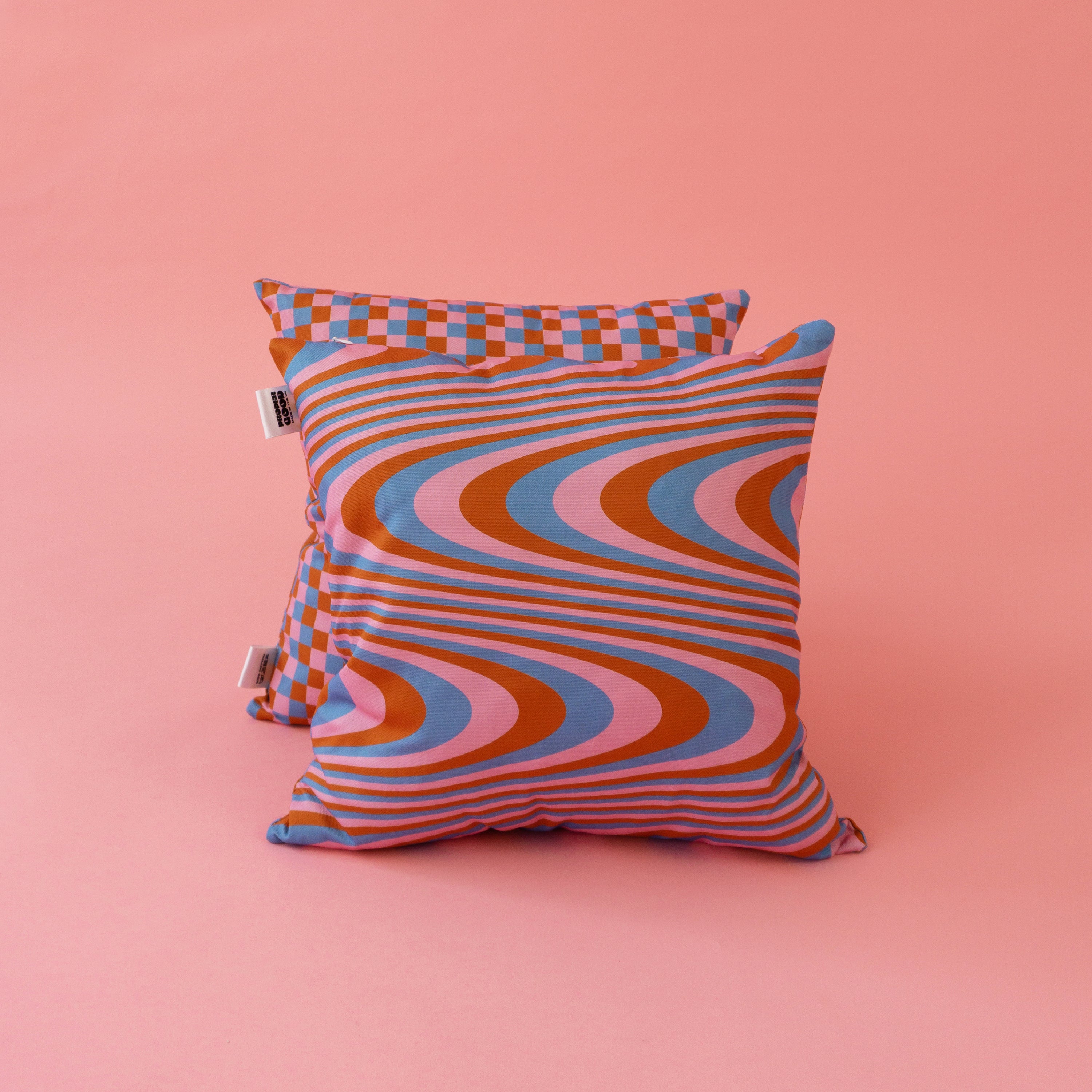 ★ COVER ONLY ★ Blue & Brown Cushion