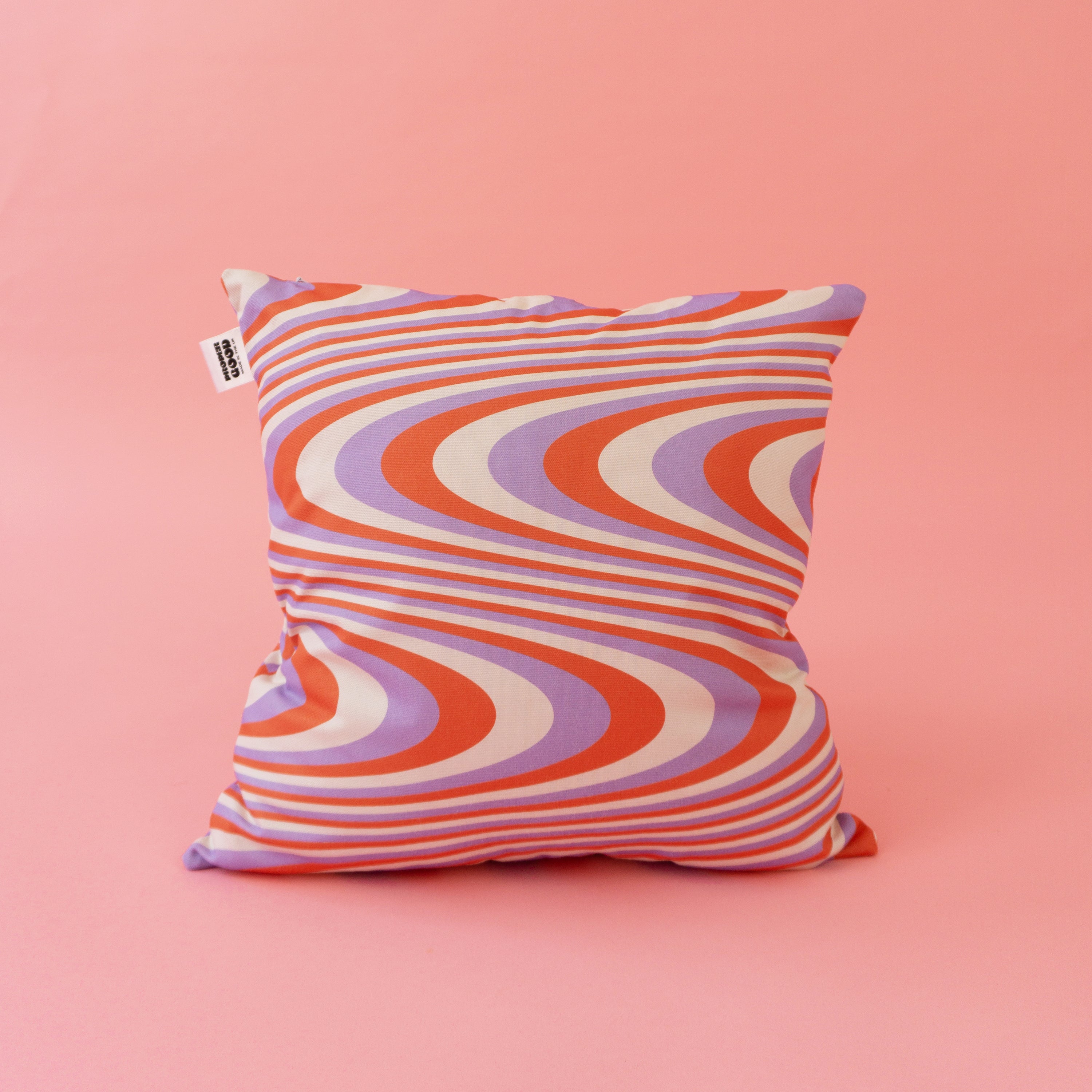 ★ COVER ONLY ★ Lilac & Coral Cushion