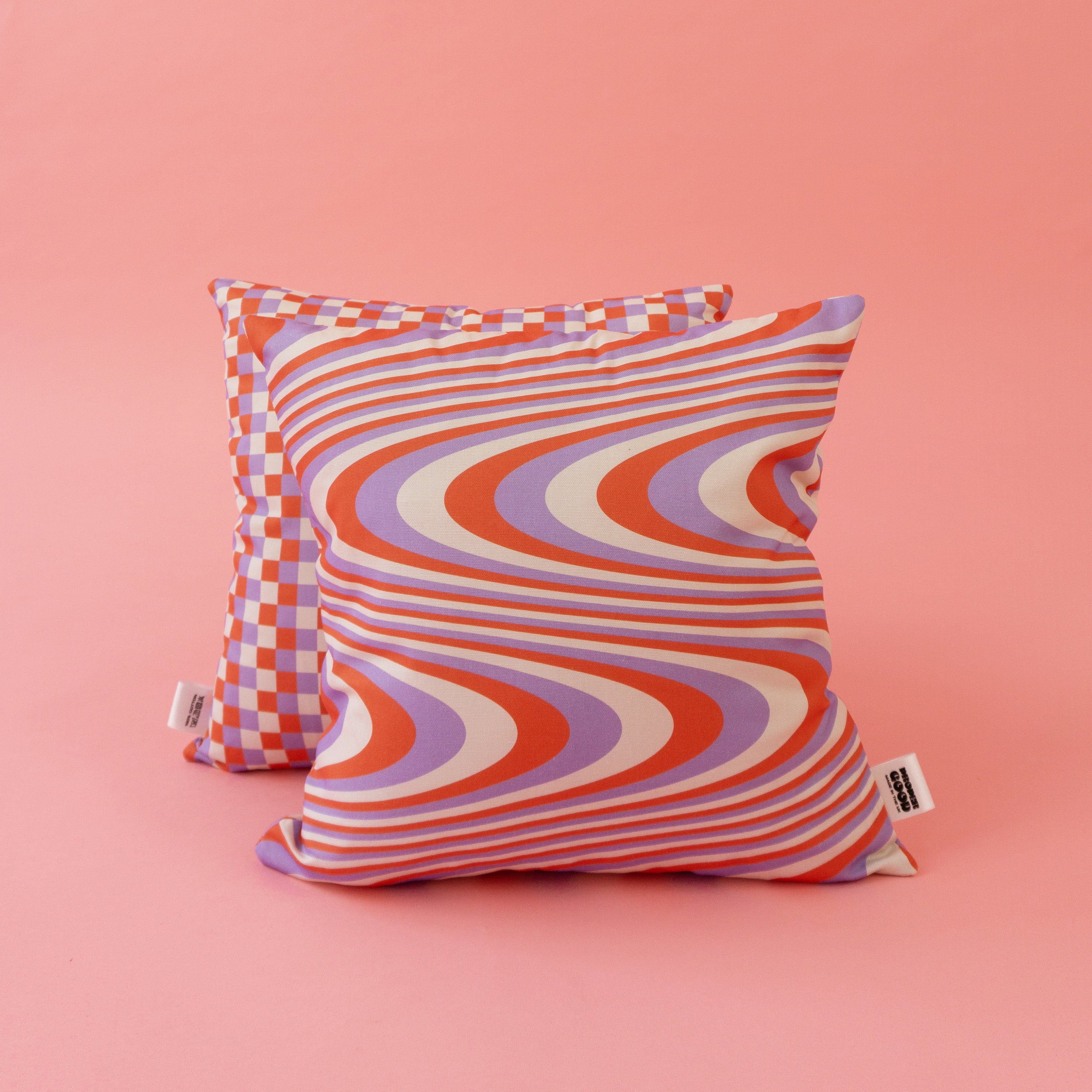 ★ COVER ONLY ★ Lilac & Coral Cushion