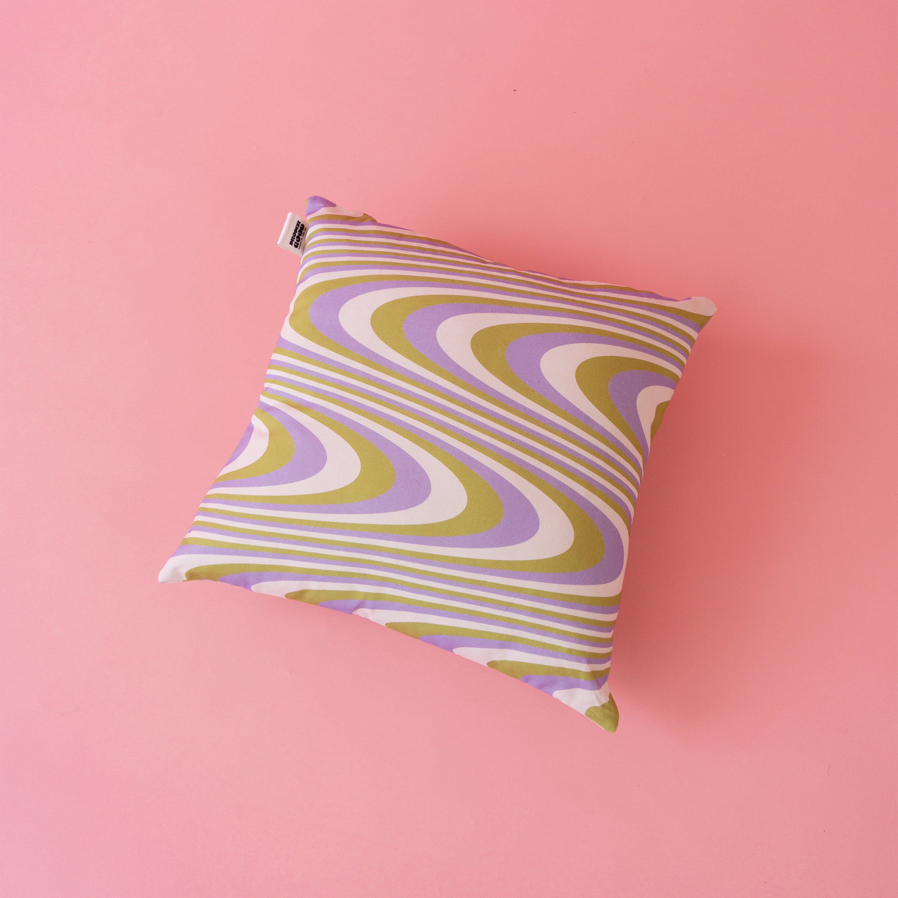 ★ COVER ONLY ★ Lime & Lilac Cushion