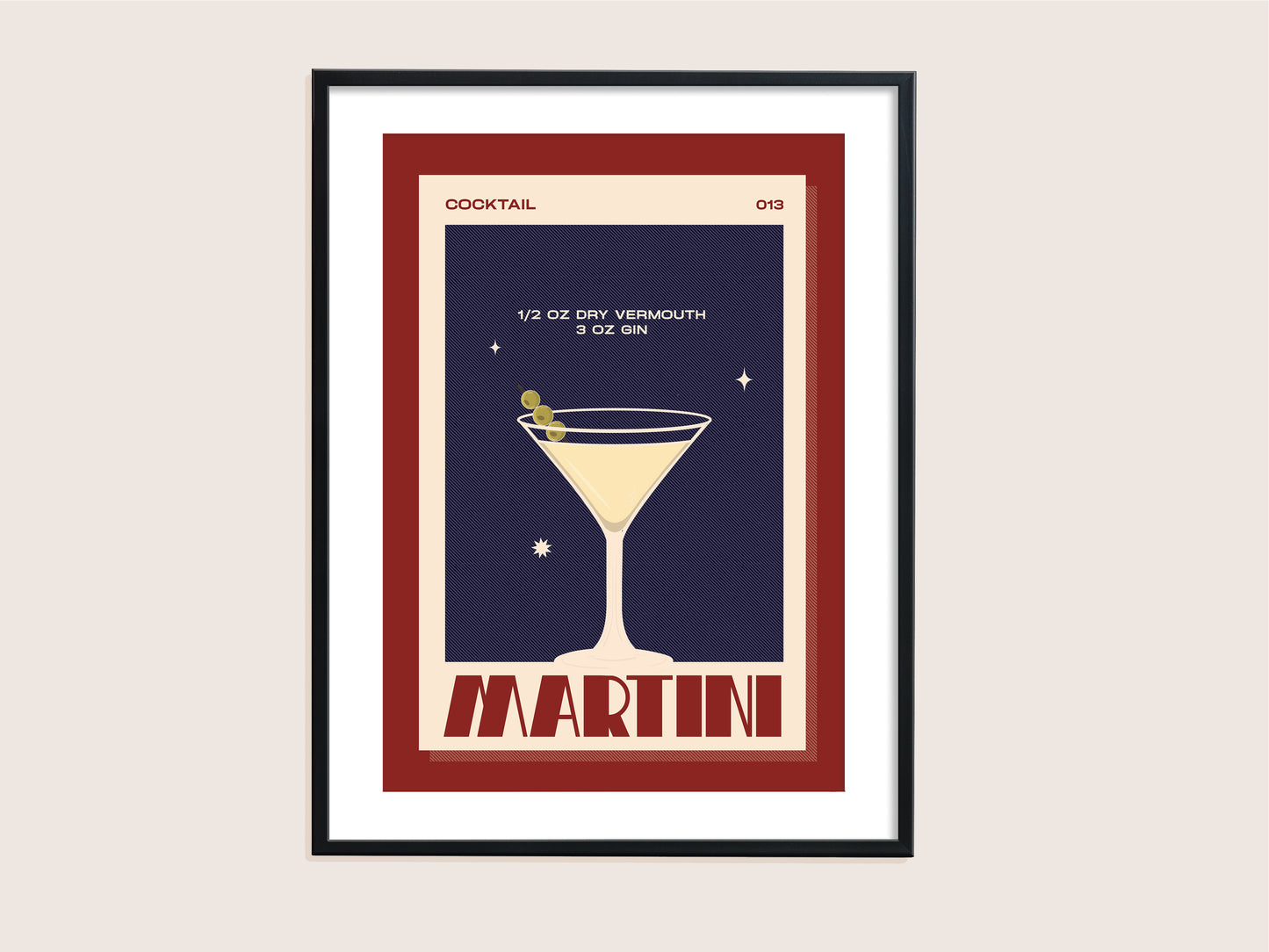 ★ A4 SAMPLE ★ Martini Print