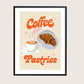 Coffee & Pastries Print