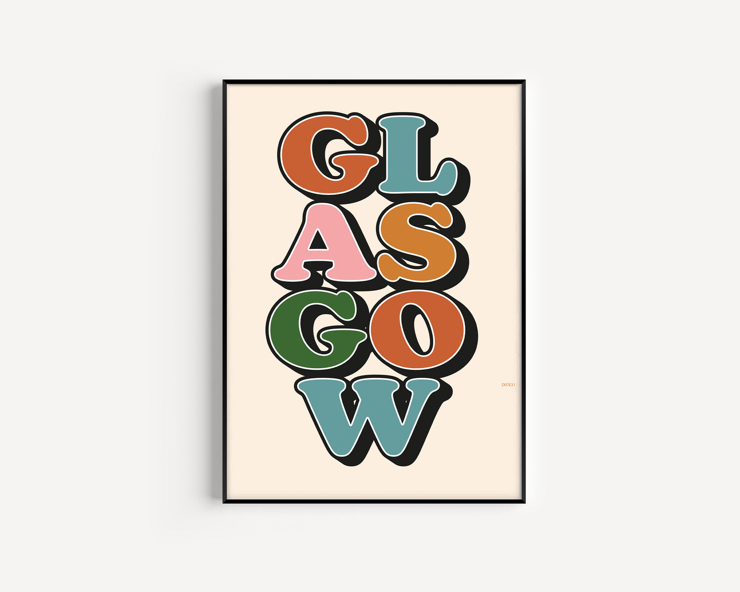 Glasgow Print