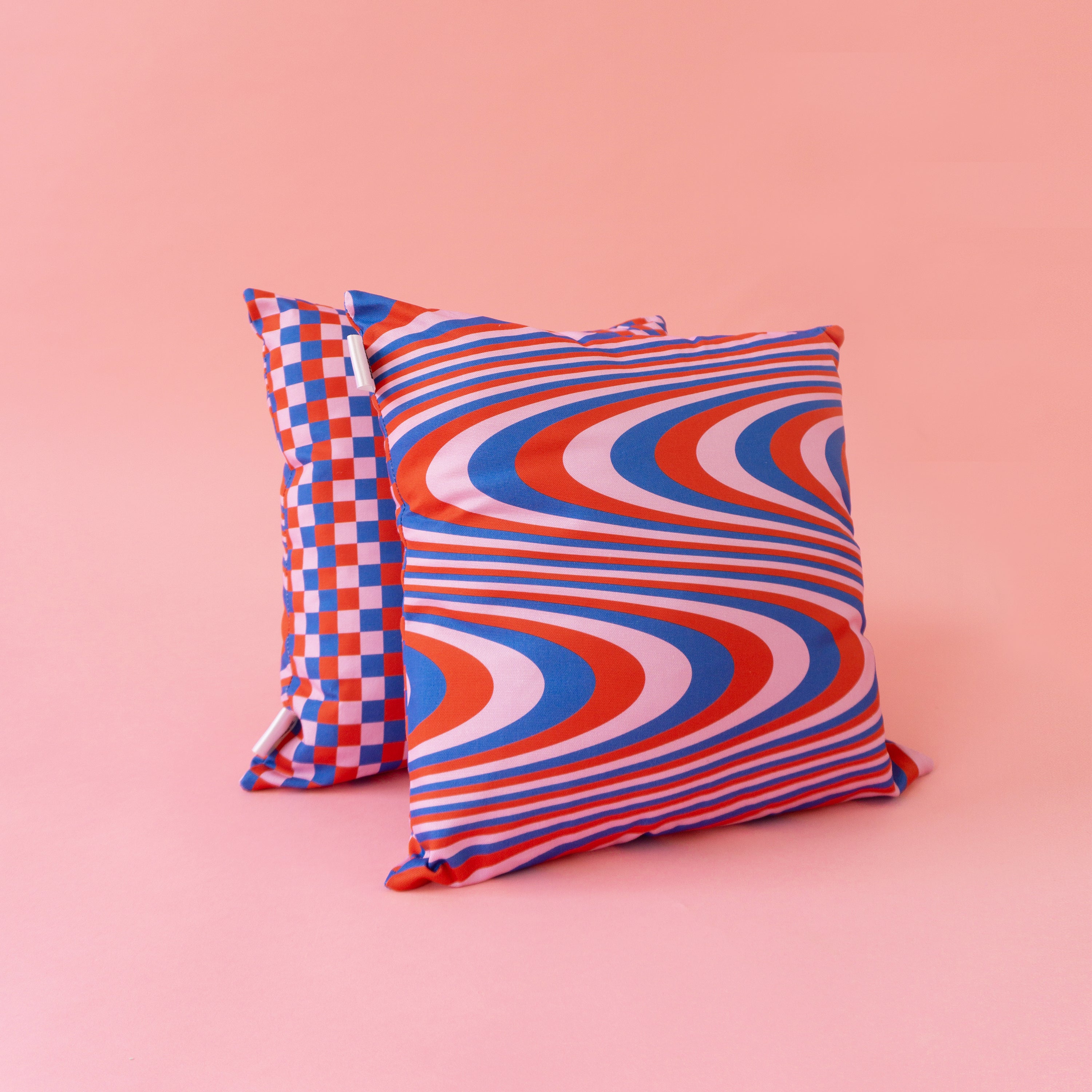 ★ COVER ONLY ★ Red & Blue Cushion