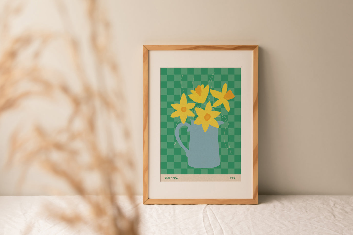 Daffodil March Birth Flower Print