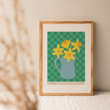 Daffodil March Birth Flower Print