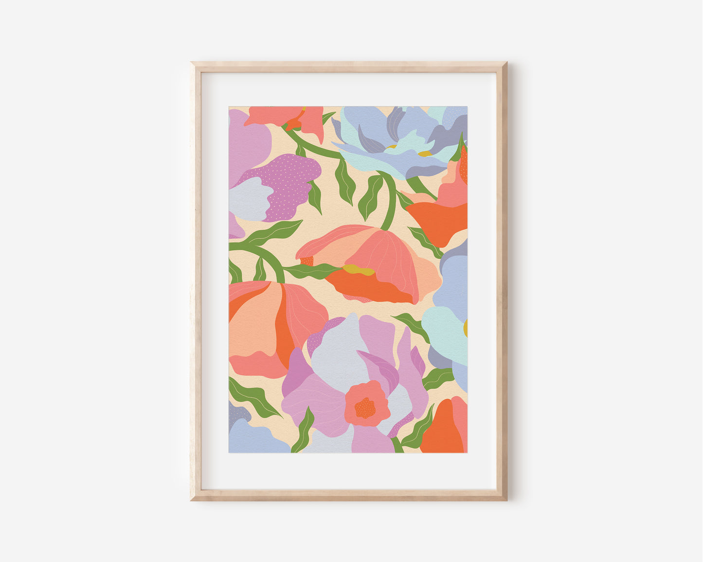 Abstract Floral Print