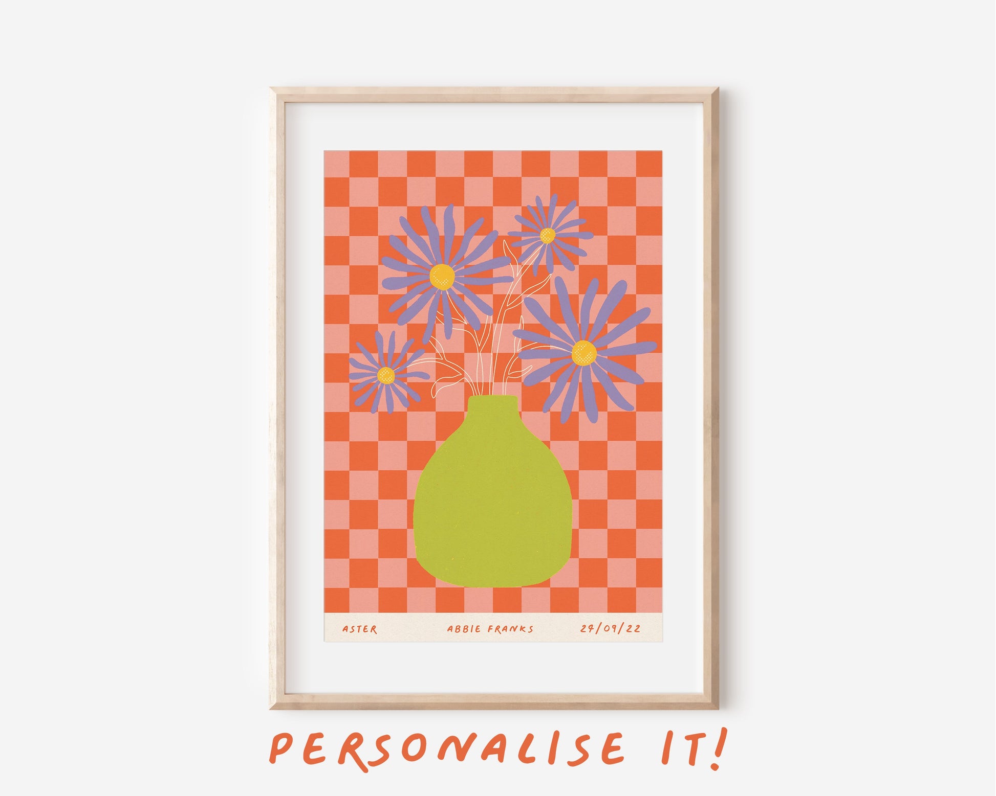 Lily of the Valley May Birth Flower Print