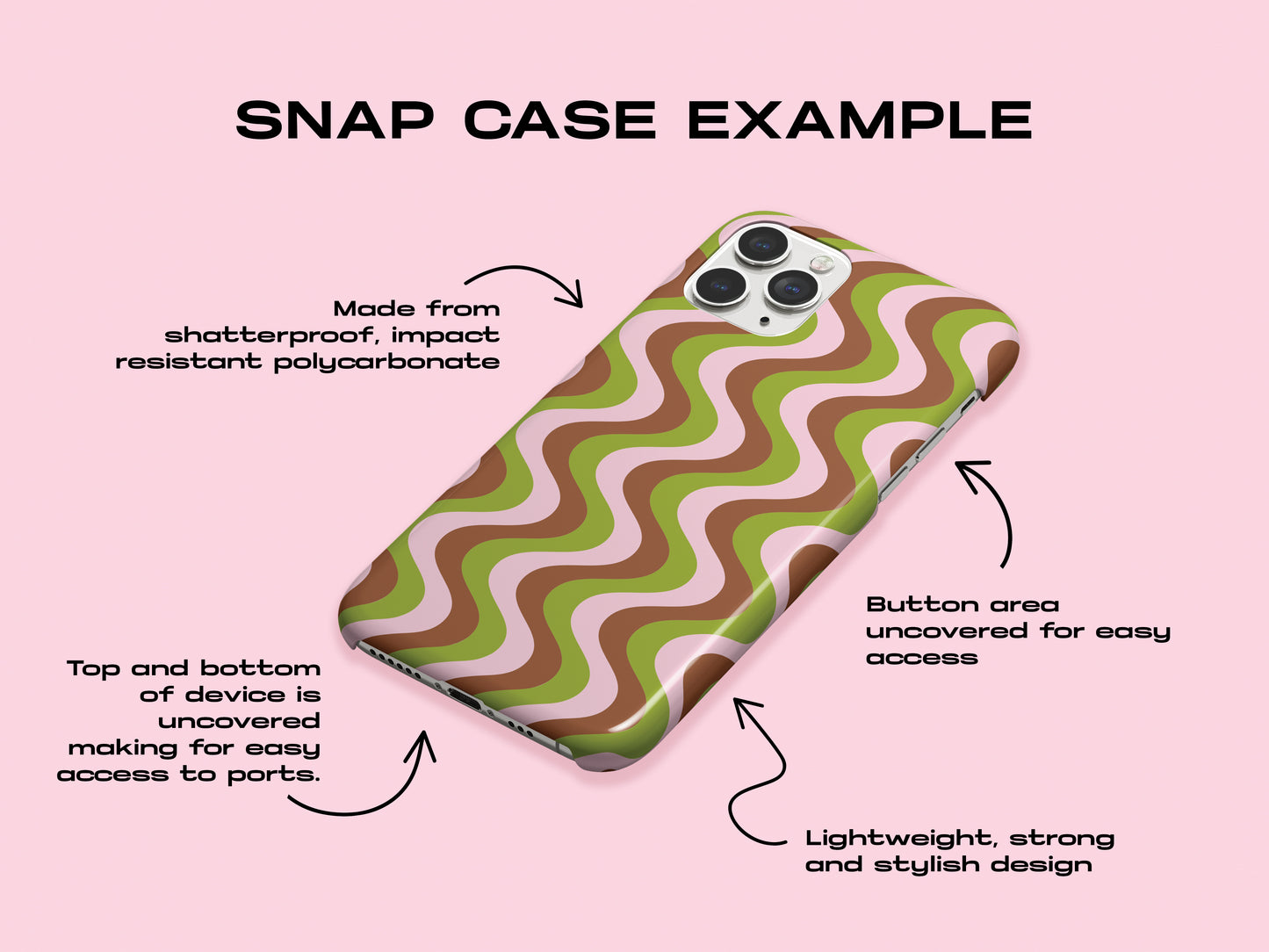 Floral Snap Phone Case
