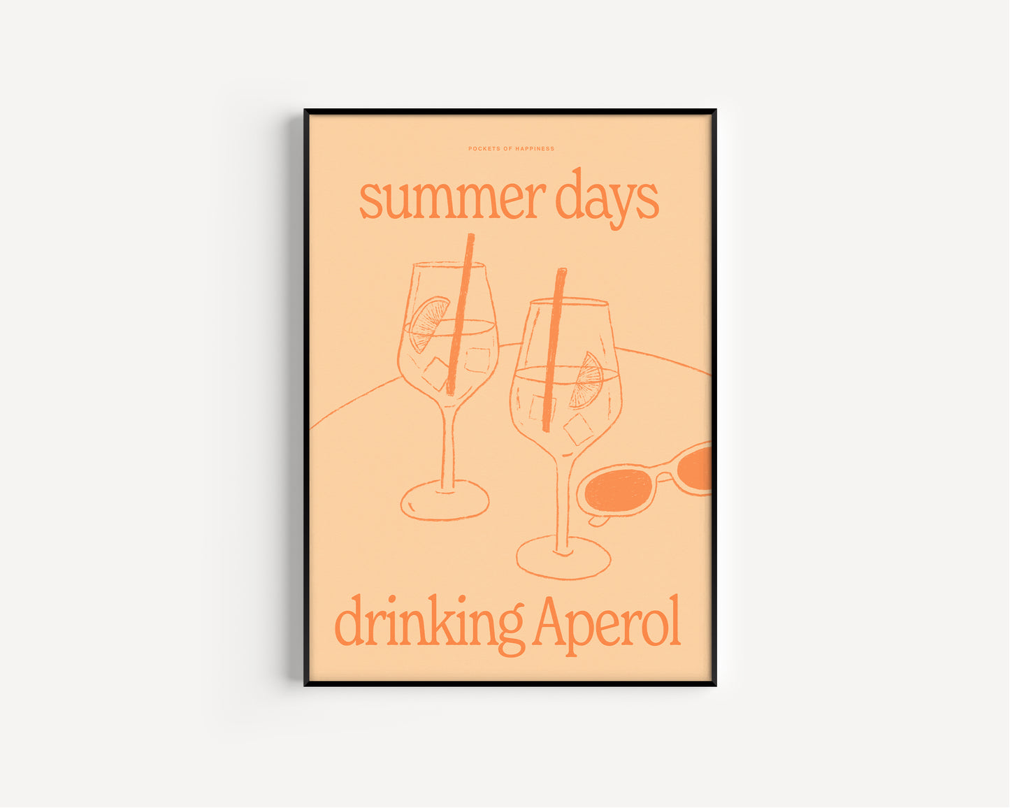 Summer Days Drinking Aperol Print