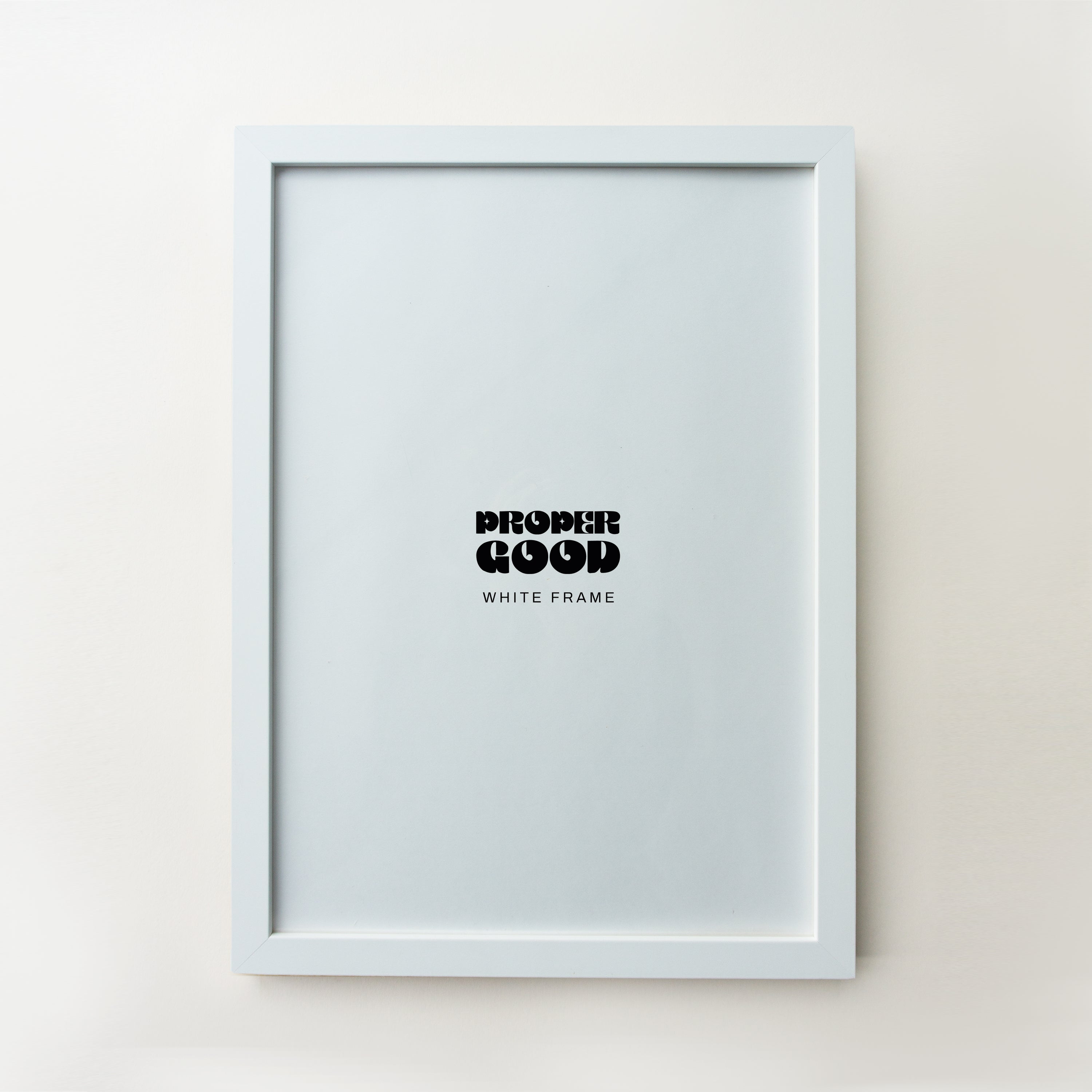 WHITE WOOD FRAME