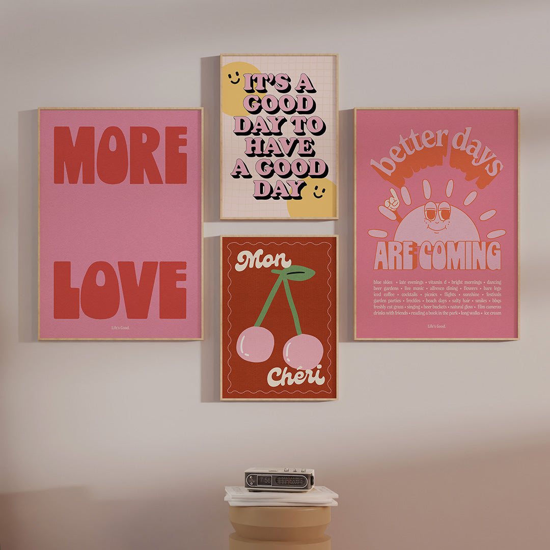 Any 2 A3 + 2 A4 Giclée Prints