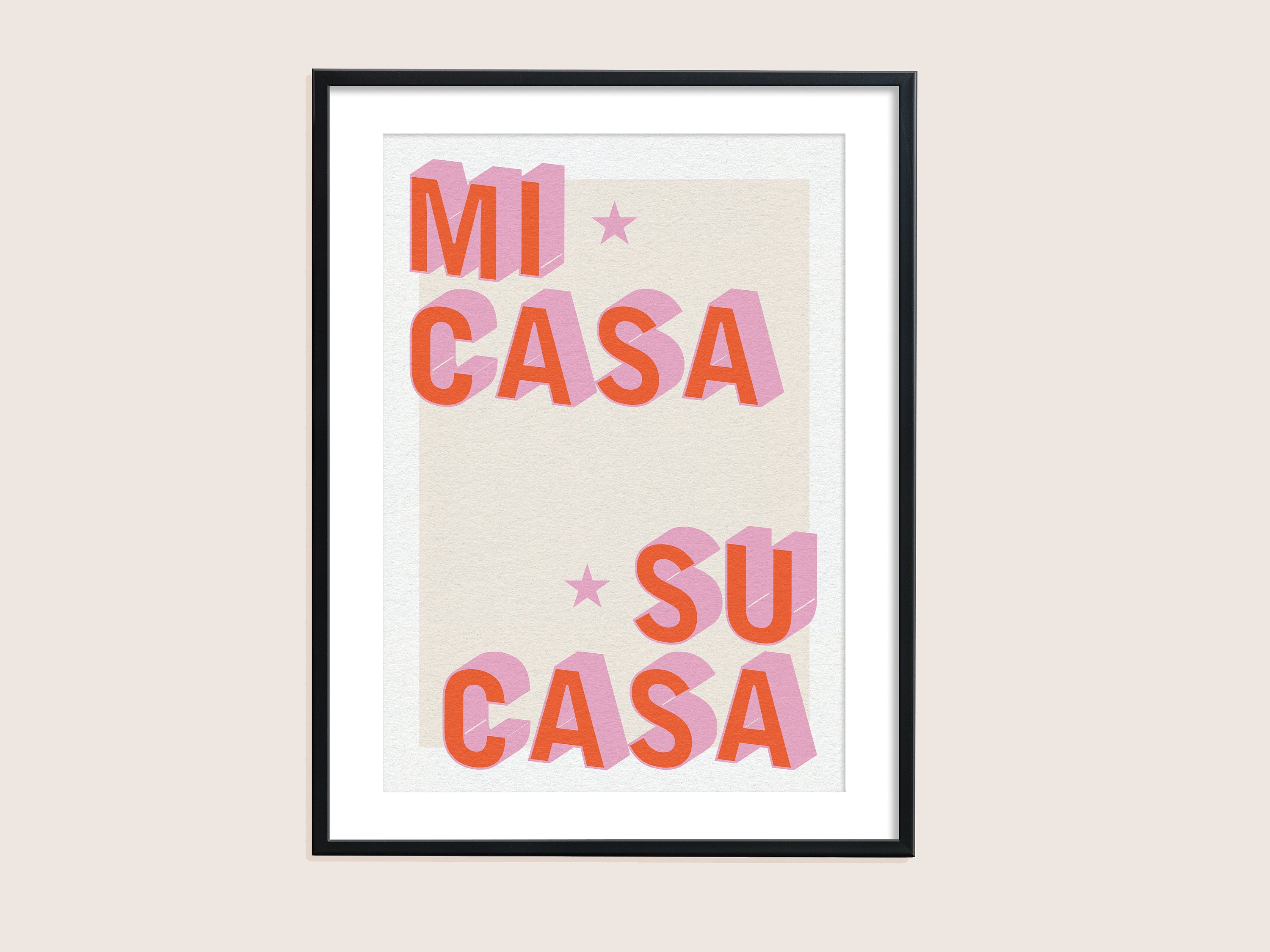 Mi Casa, Su Casa Print