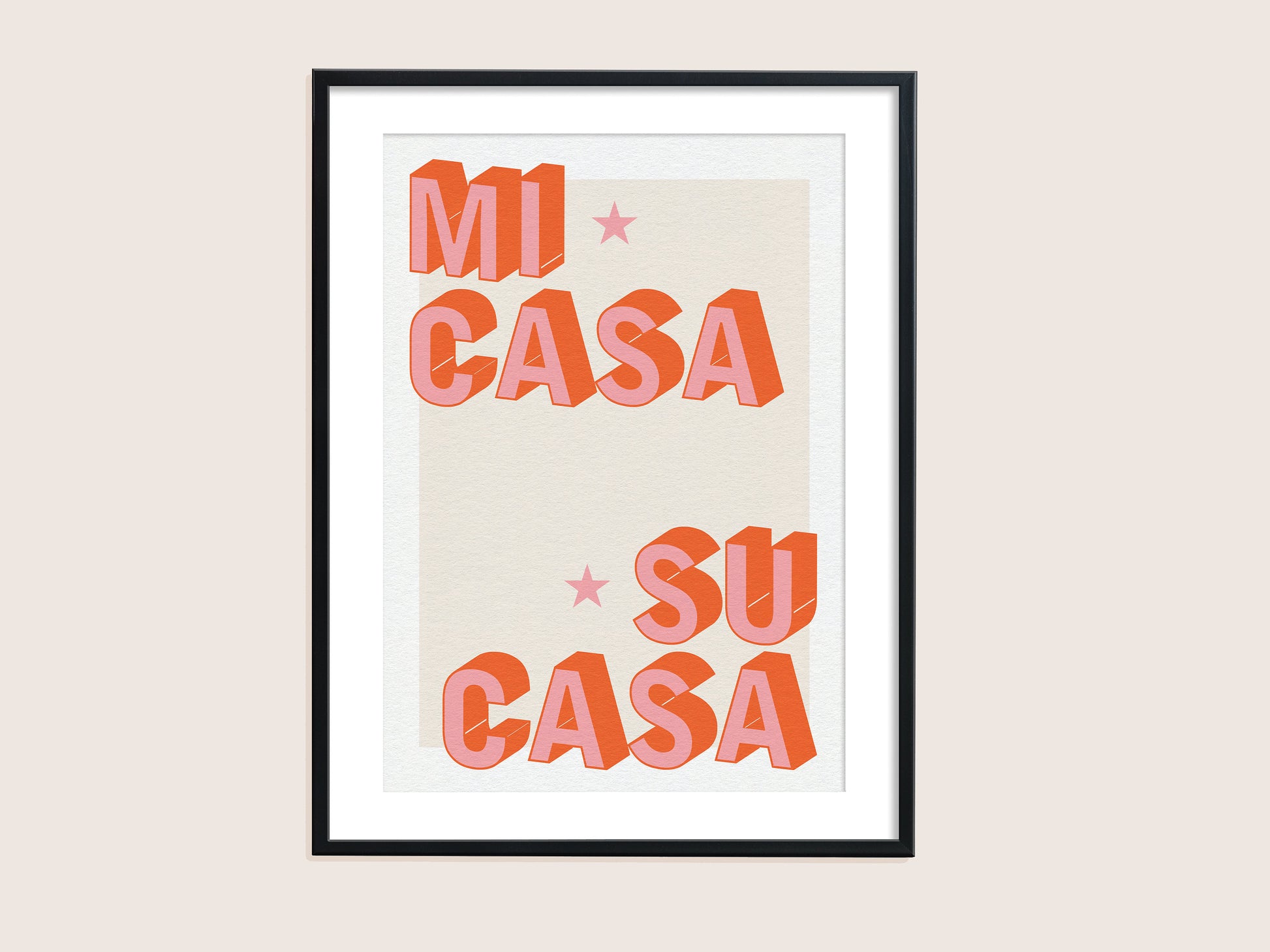 Mi Casa, Su Casa Print