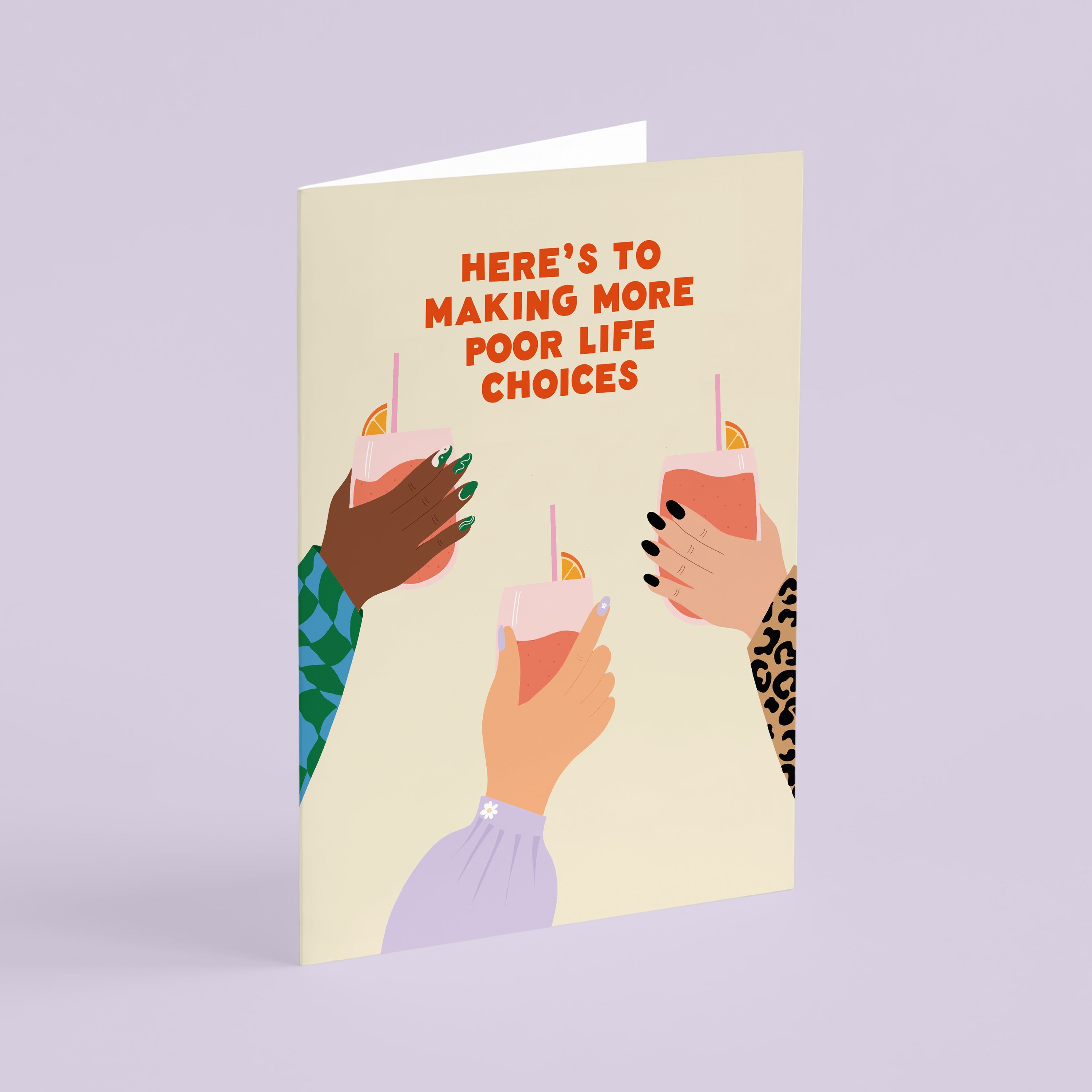 Poor Life Choices Birthday Card